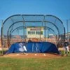 Big Bubba Elite Portable Backstop Hitting Turtle For Baseball Hitting Turtles
