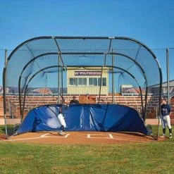 Big Bubba Elite Portable Backstop Hitting Turtle For Baseball Hitting Turtles