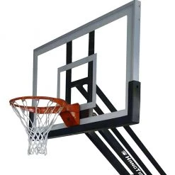 Bison Inc. Bison 42" X 60" Steel Ultimate HangTime 6″ Adjustable Basketball Hoop Inground Basketball Hoops