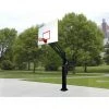 Bison Inc. Inground Basketball Hoops Bison 42" X 72" Steel Ultimate HangTime 6″ Adjustable Basketball Hoop