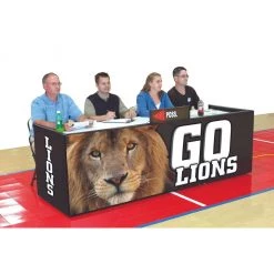 Bison Inc. Bison 8′ School Spirit Folding Scorers Table Starting Pistol Accessories