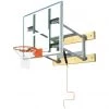Bison Inc. Bison Adjustable Glass Wall Mounted Basketball Hoop Residential Basketball Hoops