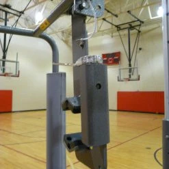 Bison Inc. Adjustable Height Clamp-on Volleyball Officials Platform With Padding Starting Pistol Accessories