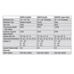 Bison Inc. Club Court Fiberglass Adjustable Portable Basketball System