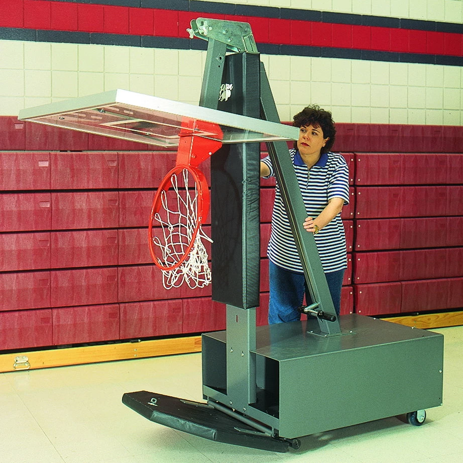 Bison Inc. Club Court Super Glass Portable Adjustable Basketball System 2 Bison Inc. Club Court Super Glass Portable Adjustable Basketball System