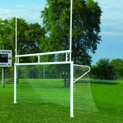 Bison Inc. Combo Soccer/Football In-Ground Aluminum Goals