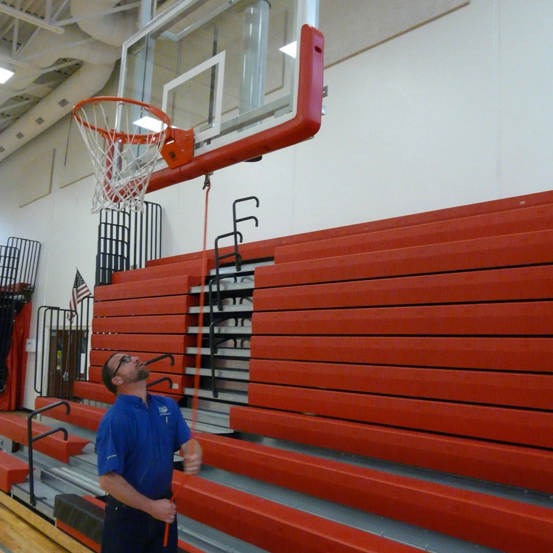 Basketball Height Adjusters Bison Inc. Cordless Winch Winder Kit 2 Basketball Height Adjusters Bison Inc. Cordless Winch Winder Kit