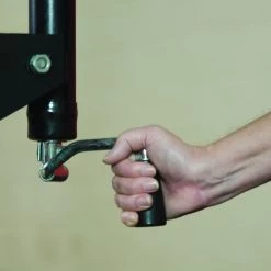 Bison Inc. Glass Max Portable Adjustable Basketball System Residential Basketball Hoops