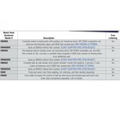 Bison Inc. Match Point Aluminum Double Court System Without Sockets Starting Pistol Accessories 5 Bison Inc. Match Point Aluminum Double Court System Without Sockets Starting Pistol Accessories