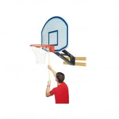 Residential Basketball Hoops Bison Inc. QwikChange Graphite Shooting Station
