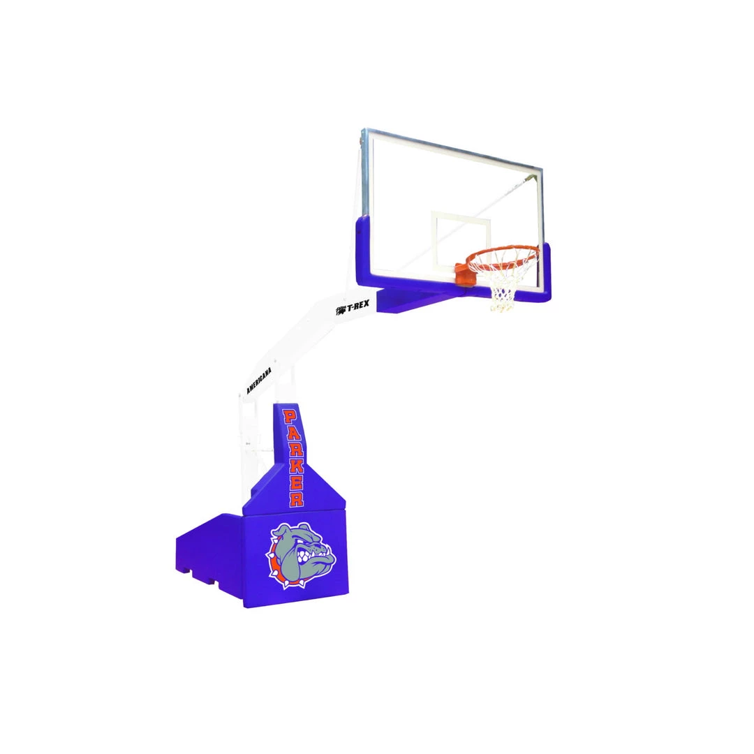 Bison Inc. T-REX® Americana Automatic Portable Basketball System Institutional Basketball Hoops 1 Bison Inc. T-REX® Americana Automatic Portable Basketball System Institutional Basketball Hoops