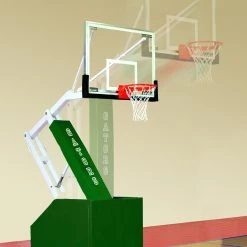 Institutional Basketball Hoops Bison Inc. T-REX® Recreational Portable Basketball System For Indoor Use