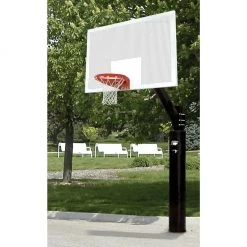 Bison Inc. Bison Ultimate 42″ X 72″ Perforated Steel Fixed Height Basketball Hoop Inground Basketball Hoops