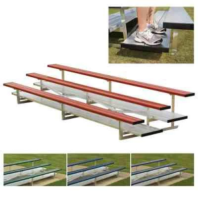Athletic Connection 2 Or 3 Rows Aluminum Preferred Bleachers 2 Athletic Connection 2 Or 3 Rows Aluminum Preferred Bleachers