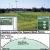 Pitch Pro Direct Outfield Fencing 150' Roll