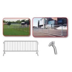 Pitch Pro Direct Crowd Control Steel Barricades Fencing