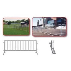 Pitch Pro Direct Crowd Control Steel Barricades Fencing