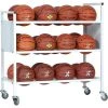 Champion Sports 24 Basketball Double Wide Ball Cart Ball Storage Cages And Carts