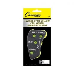 Champion Sports 4-wheel Plastic Umpire Indicator Umpire Gear 5 Champion Sports 4-wheel Plastic Umpire Indicator Umpire Gear