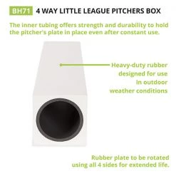 Bases & Plates Champion Sports 4 Way Youth Pitcher's Box