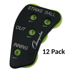 Champion Sports PIB 4-wheel Plastic Umpire Indicator Umpire Gear