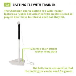 Starting Pistol Accessories Champion Sports Batting Tee Trainer