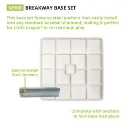 Champion Sports Breakaway Base Set Bases & Plates