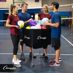 Champion Sports Collapsible Volleyball Cart 16 Champion Sports Collapsible Volleyball Cart
