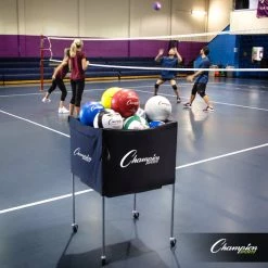 Champion Sports Collapsible Volleyball Cart 17 Champion Sports Collapsible Volleyball Cart