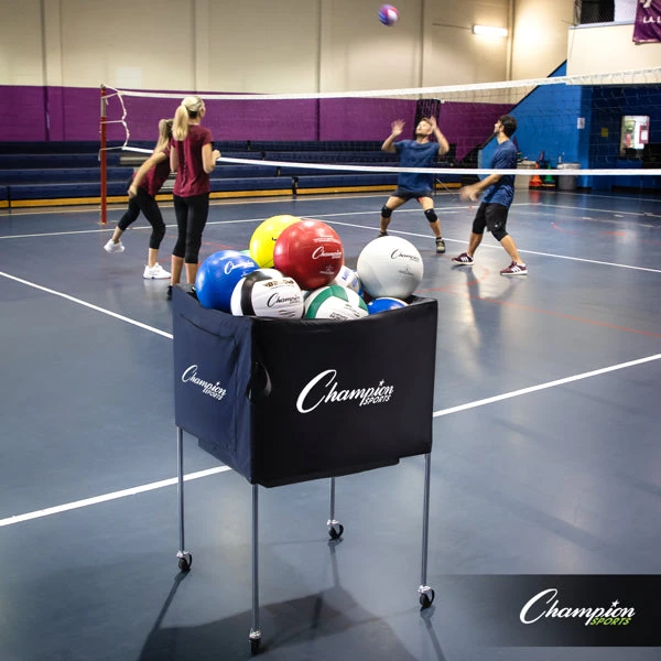 Champion Sports Collapsible Volleyball Cart 8 Champion Sports Collapsible Volleyball Cart