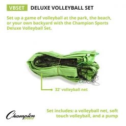 Starting Pistol Accessories Champion Sports Deluxe Volleyball Set