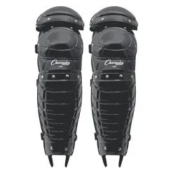 Umpire Gear Champion Sports Double Knee Umpire Leg Guard With Wings