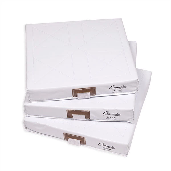 Champion Sports Foam Filled Quilted Cover Base Set 14" X 14" X 2" Bases & Plates 1 Champion Sports Foam Filled Quilted Cover Base Set 14" X 14" X 2" Bases & Plates