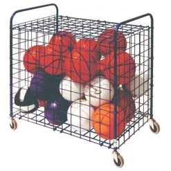 Champion Sports Full Size Lockable Ball Storage Locker Cage