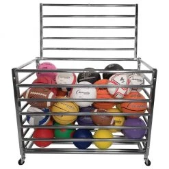 Champion Sports Heavy Duty Lockable Ball Storage Locker Cage