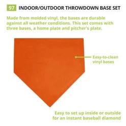 Champion Sports Indoor/Outdoor Throwdown Base Set Bases & Plates