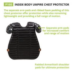 Baseball & Softball Chest Protectors Champion Sports Inside Body Umpire Chest Protector