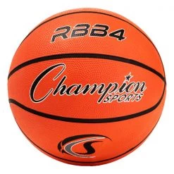 Starting Pistol Accessories Champion Sports Intermediate Rubber Basketball Orange