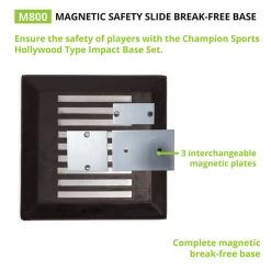 Bases & Plates Champion Sports Magnetic Break-Free Base