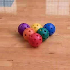 Champion Sports Plastic Baseball Assorted Color Set Of 6