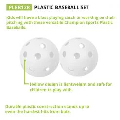 Champion Sports Plastic Baseball Set Starting Pistol Accessories 11 Champion Sports Plastic Baseball Set Starting Pistol Accessories