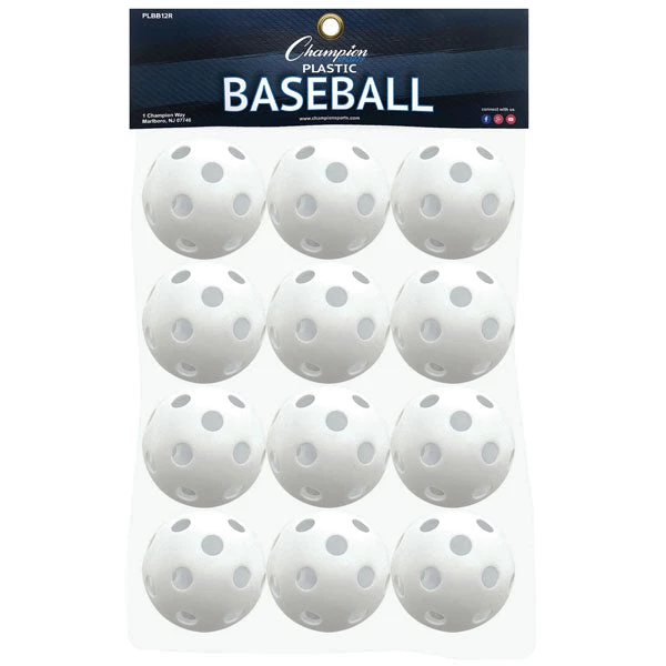 Champion Sports Plastic Baseball Set Starting Pistol Accessories 1 Champion Sports Plastic Baseball Set Starting Pistol Accessories