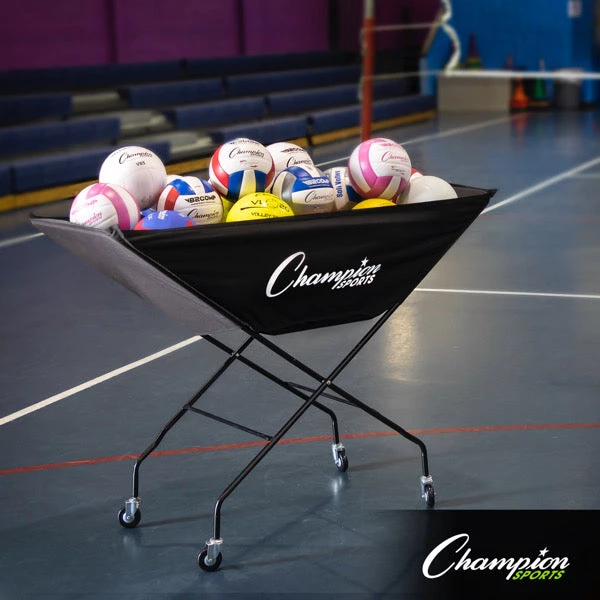 Champion Sports Pro Collapsible Volleyball Cart 5 Champion Sports Pro Collapsible Volleyball Cart