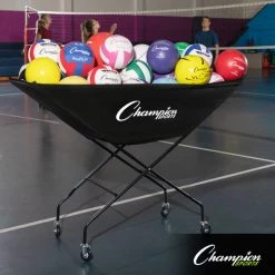 Champion Sports Pro Collapsible Volleyball Cart 16 Champion Sports Pro Collapsible Volleyball Cart