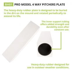 Champion Sports Pro Model 4 Way Pitcher's Plate Bases & Plates