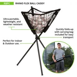 Champion Sports Rhino Flex Ball Caddy Baseball Caddies