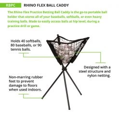 Champion Sports Rhino Flex Ball Caddy Baseball Caddies 12 Champion Sports Rhino Flex Ball Caddy Baseball Caddies
