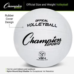 Starting Pistol Accessories Champion Sports Rubber Volleyball