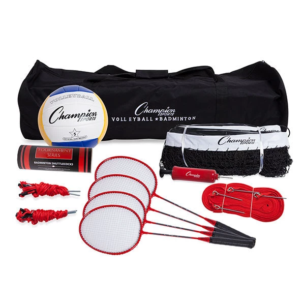 Champion Sports Tournament Series Volleyball/Badminton Set 1 Champion Sports Tournament Series Volleyball/Badminton Set