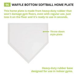 Champion Sports Waffle Bottom Home Plate